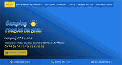 Desktop Screenshot of camping-hubacdubleu.com