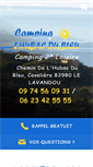Mobile Screenshot of camping-hubacdubleu.com